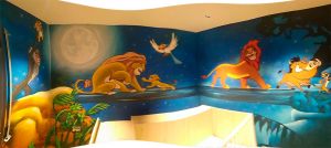 mural infantil rey leon